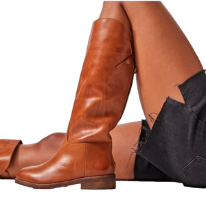 Free People Tan Heeled Boots